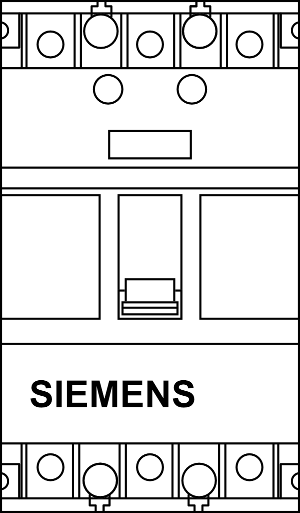 Zátěžový odpínač Siemens SENTRON 3VA11xx-1AA36-0AA0, 3P, do 160A