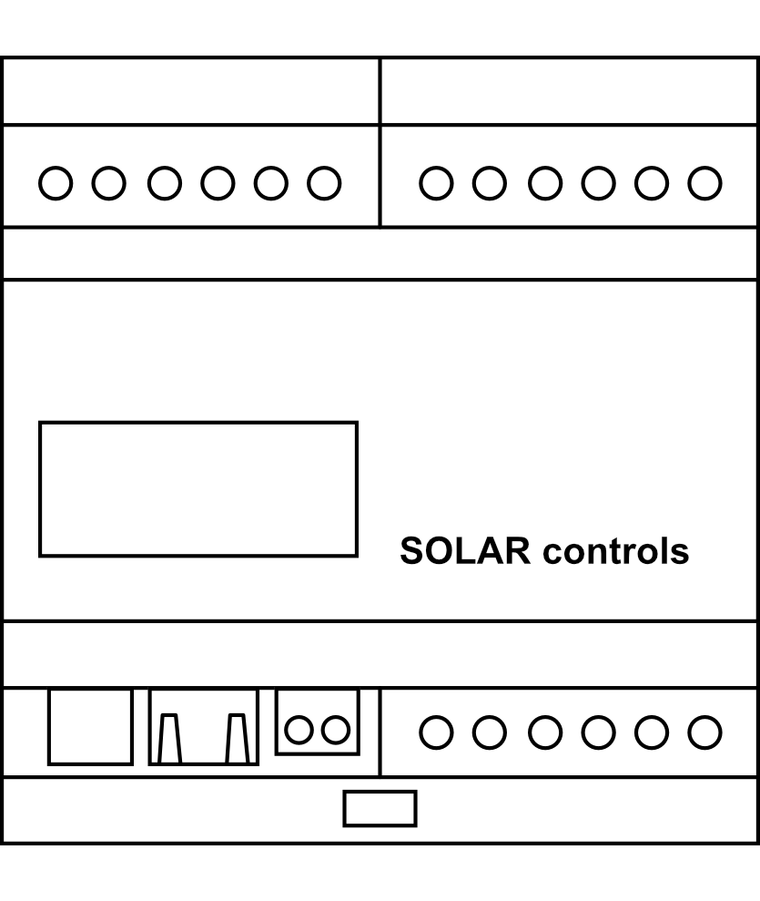Regulátor SOLAR controls Heating Control
