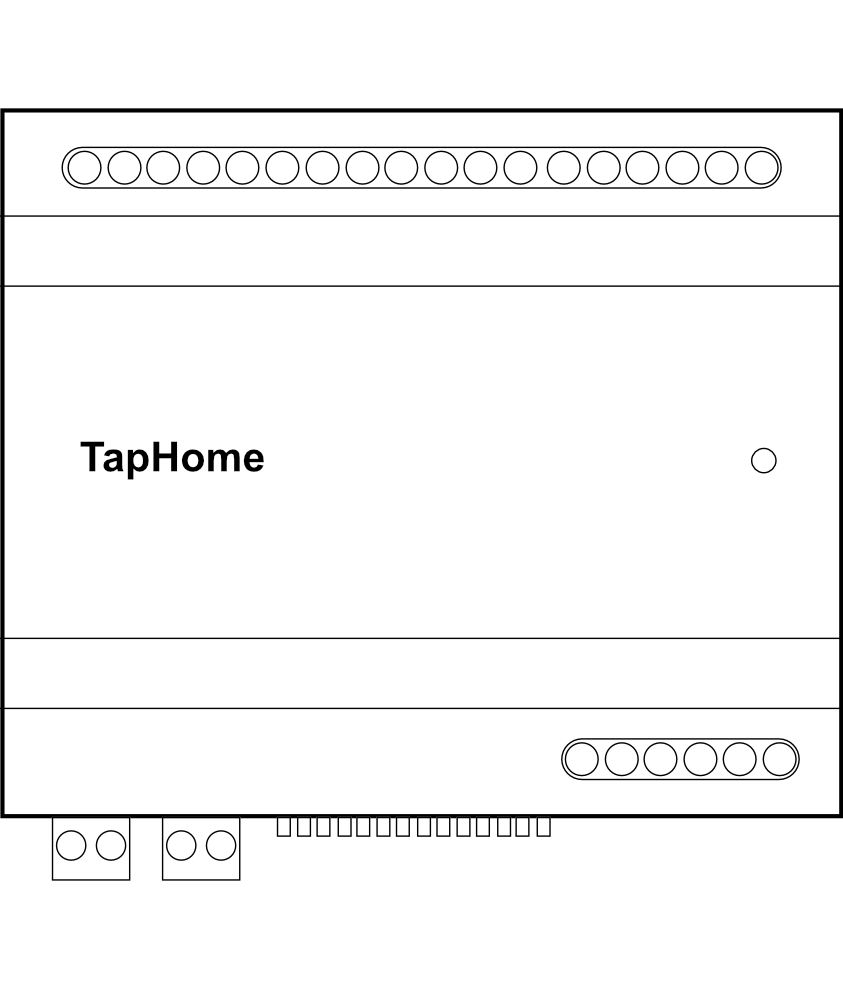 Řídicí jednotka TapHome 12 DO / 12 UI modul