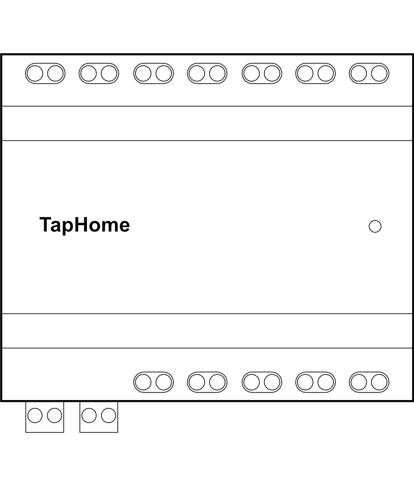 Reléový výstupní modul TapHome 12 DO Modul