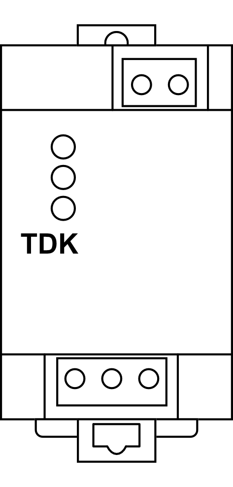 Napájecí zdroj jednofázový TDK DLP120-24-1/E