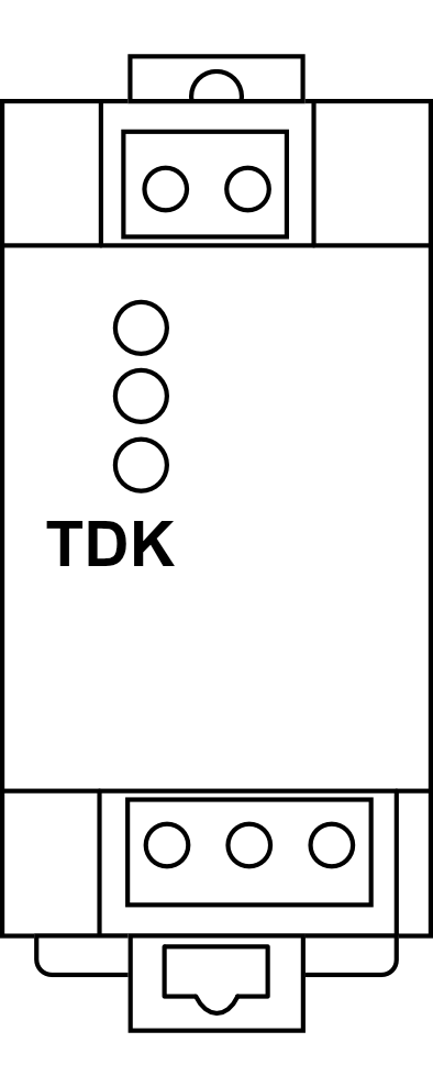 Napájecí zdroj jednofázový TDK DLP75-24-1/E