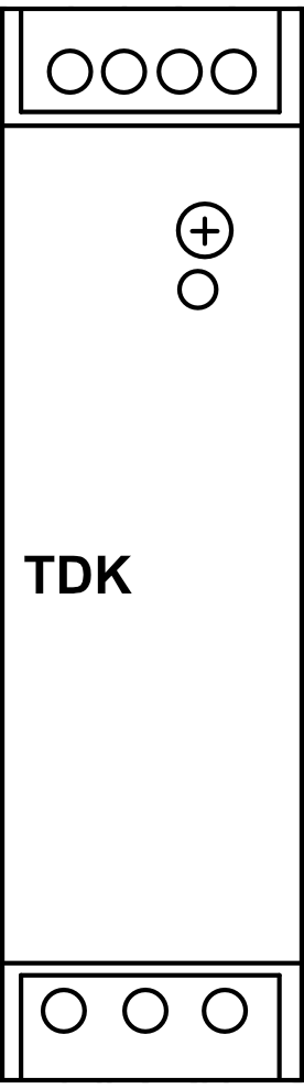 Napájecí zdroj jednofázový TDK DRB120-24-1