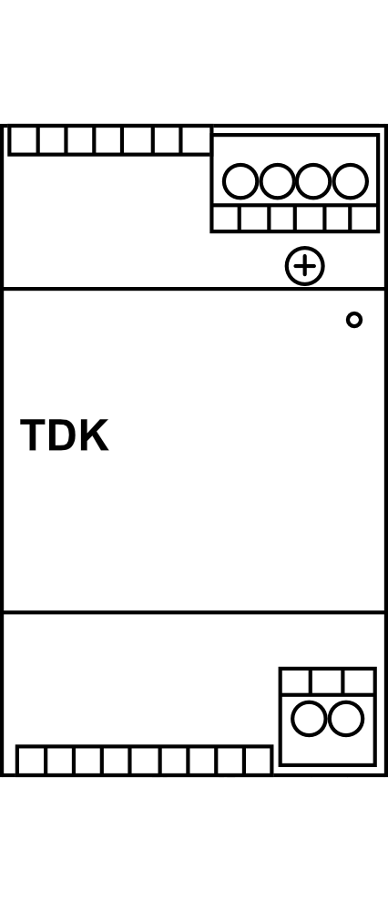 Napájecí zdroj jednofázový TDK DRL60-12-1