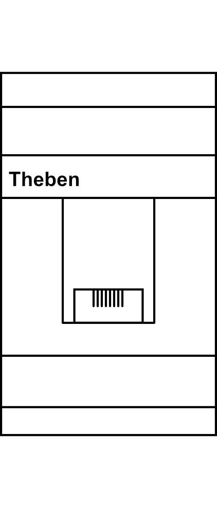 Komunikační modul Theben EM LAN top2 