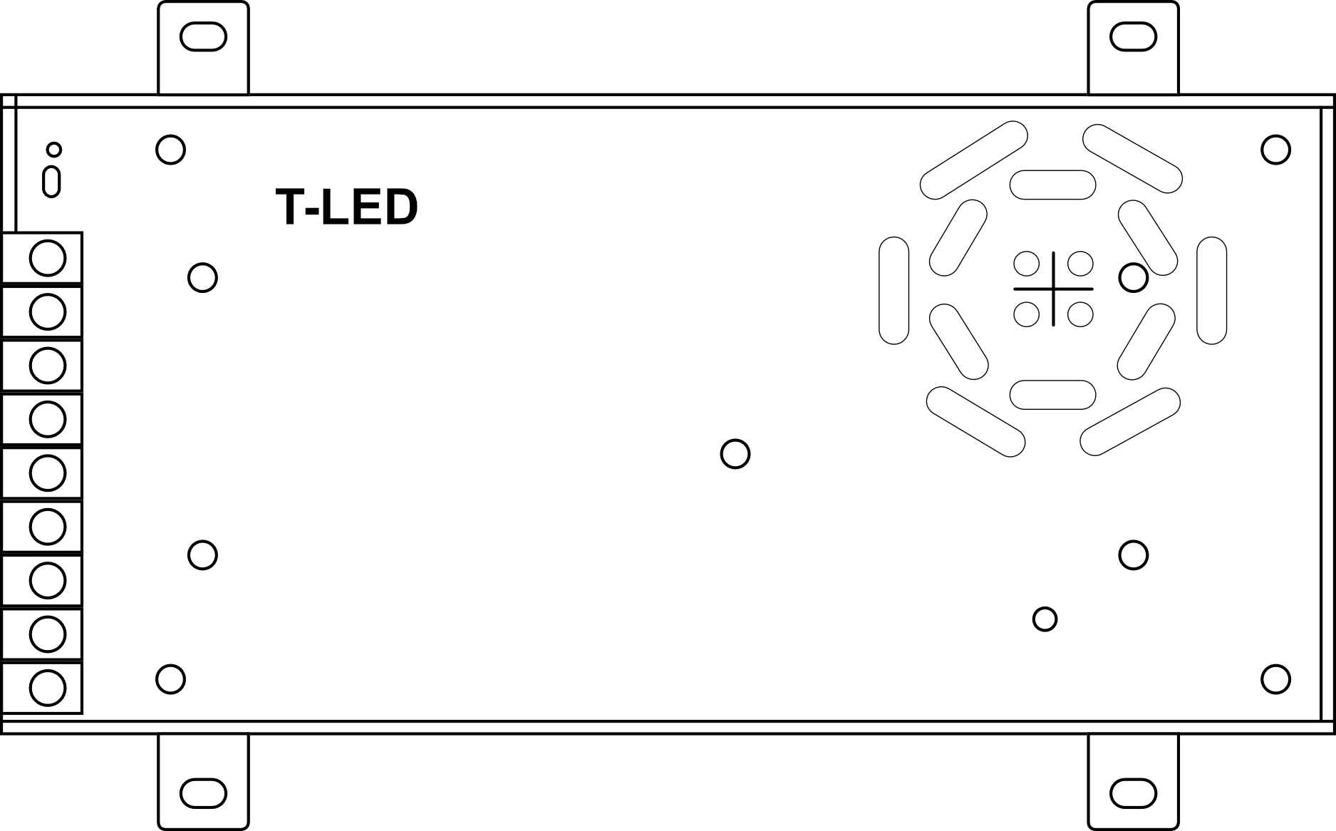 LED elektronický spínaný zdroj T-LED TLPZ-36-480
