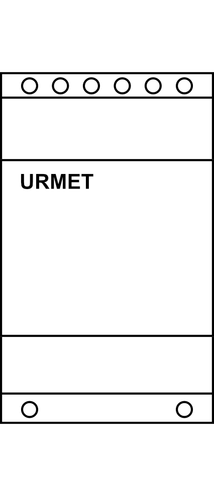 Zdroj, analogové systémy 4+n URMET 786/11
