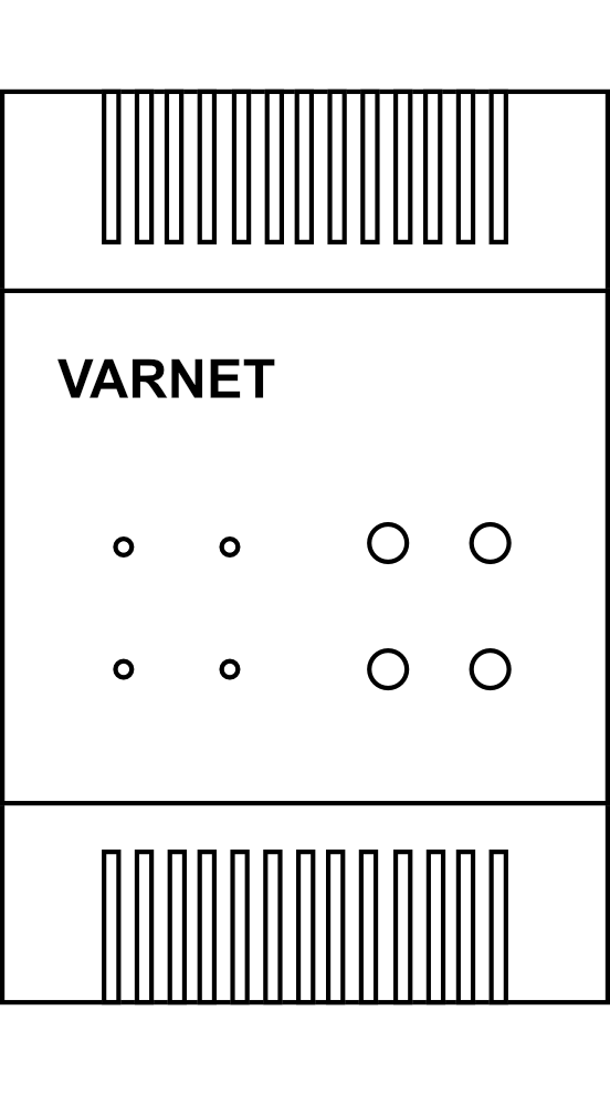 Modul pro připojení systému do sítě LAN VARNET VT-IP