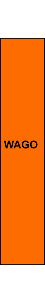 Upevňovací adaptér WAGO řada 221 – 6 mm²; oranžová