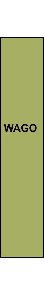 Upevňovací adaptér WAGO řada 221 – 6 mm²; tmavě šedá – žlutá