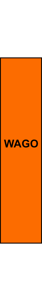 Upevňovací adaptér WAGO řada 221 – 4 mm²; oranžová