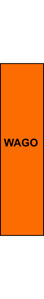 Upevňovací adaptér WAGO řada 2273 – 2,5 mm²; oranžová