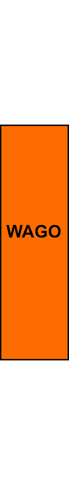 Upevňovací adaptér WAGO řada 773 – 2,5 mm²/4 mm²/6 mm²; oranžová