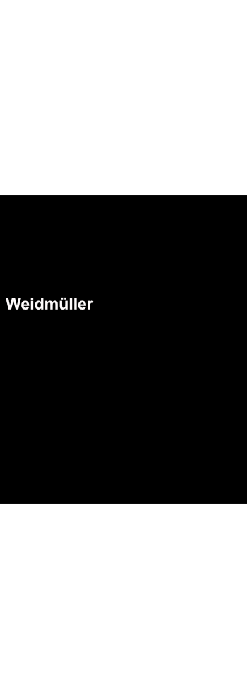 Rozváděcí blok Weidmüller WPD 202 4X35/4X25 BK, 2P, černá, 202A, 35 mm²