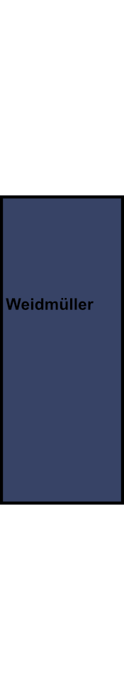 Rozváděcí blok Weidmüller WPD 102 2X35/2X25 BL, 1P, modrá, 202A, 35 mm²