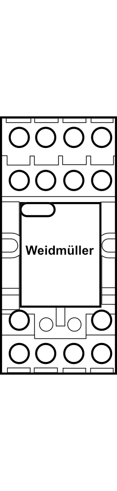 Elektromagnetické relé Weidmüller DRM570110LT, 4CO, 5A, Imax 10A, řídící napětí 110V DC, patice FS 4CO
