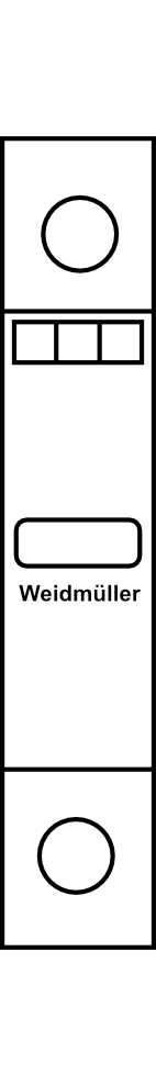 Přepěťová ochrana Weidmüller VPU II 1 1000V/40kA AC, 1P 20kA typ C (třída II)