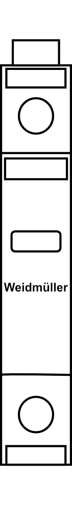 Přepěťová ochrana Weidmüller VPU I 1 R LCF 280V/12,5KA, 1P 280V AC 12,5kA typ B+C (třída I+II), s dálk. kontaktem