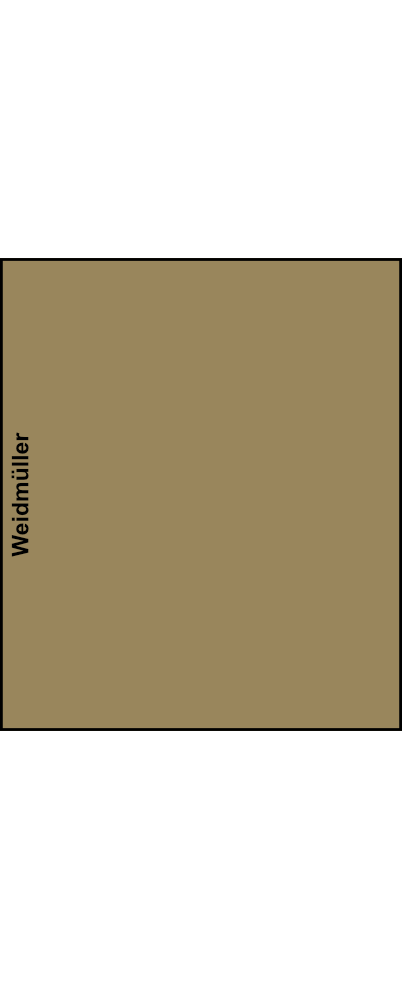 Průchozí svorka Weidmüller WDU 2.5/10 BEZ/NE, 1P, 2.5 mm², 500 V, 24 A, Tmavě béžová