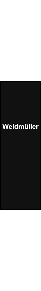 Rozváděcí blok Weidmüller WPD 101 2X25/2X16 BK, 1P, černá, 152A, 25 mm²