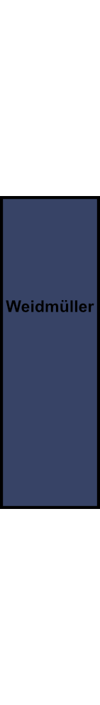 Rozváděcí blok Weidmüller WPD 101 2X25/2X16 BL, 1P, modrá, 152A, 25 mm²