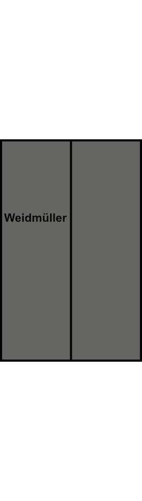 Rozváděcí blok Weidmüller WPD 201 4X25/4X16 GY, 2P, šedá, 152A, 25 mm²